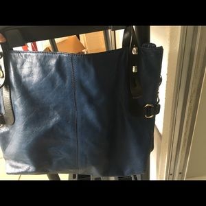 Over sized leather bag. Never used.